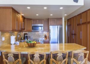 Photo of kitchen at Epic Realty for a Maui family vacation