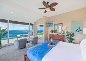 Photo inside bedroom of Epic Realty vacation rental at Kapalua